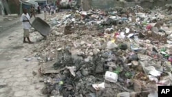 Scene of debris in Haiti one year after earthquake struck