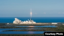 SpaceX's Falcon 9 (SES-10) blasted off in world's first reflight of an orbital class rocket, from Florida's Kennedy Space Center at Cape Canaveral, Florida, March 30, 2017. (SpaceX photo)