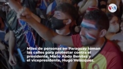 Paraguay: Miles de personas se manifiestan para exigir la renuncia de Mario Abdo Benítez