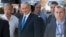 Israeli Prime Minister and Likud party's candidate running for general elections, Benjamin Netanyahu is surrounded by bodyguards during his visit in Har Homa, an Israeli settlement neighbourhood of annexed east Jerusalem, March 16, 2015