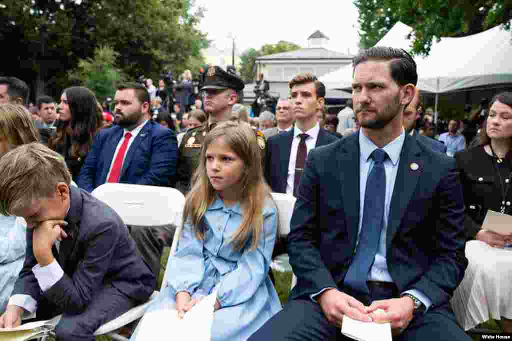 مراسم گرامی‌داشت یاد قربانیان حملات تروریستی یازدهم سپتامبر در بیست و چهارمین سالگرد این حملات در پنتاگون (پنج‌شنبه ۲۰ شهریور ۱۴۰۴) 