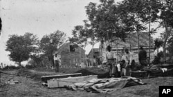 Burying the dead - 620,000 Americans died during the Civil War.