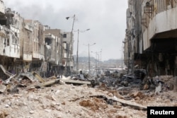 Buildings destroyed in the fighting between Iraqi forces and Islamic State militants in the Old City of Mosul, Iraq, July 7, 2017. The U.N. predicts it will cost more than $1 billion to repair basic infrastructure in Mosul.
