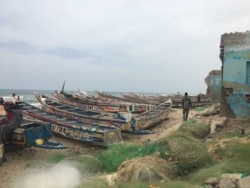 Rising sea levels have destroyed buildings along the coast of Saint Louis and made fishermen wary of leaving their boats