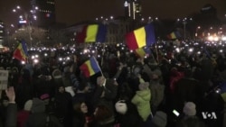 Protesters Target Anti-corruption fight in Romania