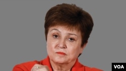 FILE - International Monetary Fund's Managing Director Kristalina Georgieva. 