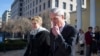 Special Counsel Robert Mueller, and his wife Ann, depart St. John's Episcopal Church, across from the White House, in Washington, March 24, 2019. 