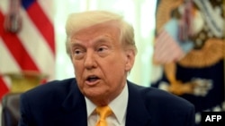 အမေရိကန်သမ္မတ ဒေါ်နယ်ထရမ့် March 7, 2025. (Photo by Jim WATSON / AFP)