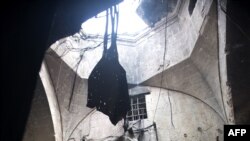 Fires Gut Aleppo's medieval Souk al-Medina