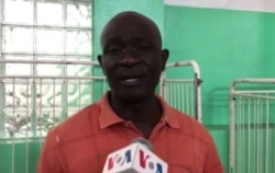 Joseph Lebien has been working at the state-run hospital in Port-au-Prince for 26 years. (Matiado Vilme/VOA Creole)