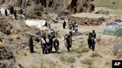 Nhóm ly khai của Taliban tập trung ở huyện Shindand trong tỉnh Herat, Afghanistan, ngày 27/5/2016. (Ảnh tư liệu)