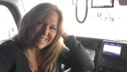 “It’s one of the most dangerous jobs there is,” says Kellylynn McLaughlin, who has been a truck driver for more than seven years and helps train new drivers.