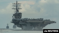 Hàng không mẫu hạm USS Ronald Reagan.