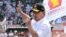 Indonesian presidential candidate Prabowo Subianto delivers a speech during a campaign rally in Makassar, Sulawesi island, June 17, 2014.