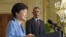 At a joint news conference Friday at the White House, Korean President Park Geun-hye, left, and U.S. President Barack Obama showed unity in dealing with North Korea.