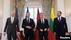 Државниот секретар на САД Ентони Блинкен се сретна со балтичките министри за надворешни работи во Стејт департментот во Вашингтон