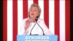 Clinton Talks About Trump and Taxes