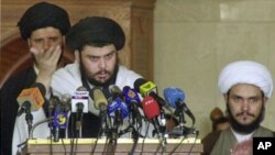 Shiite cleric Moqtada al-Sadr (file photo)