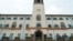 FILE - A general view of the main building of Makerere University in Kampala, Uganda, Jan. 19, 2018.