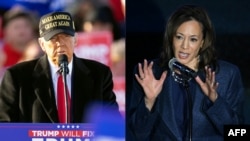 Donald Trump (Hagu) Kamala Harris (Dama)