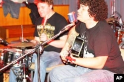 The music made by drummer Charles Dubber (left) and guitarist and singer Westley Engelbrecht has changed dramatically in recent times