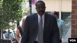 Yusuf Abdi Ali, a former colonel in the Somali National Army, leaves the courthouse in Alexandria, Va., May 21, 2019.