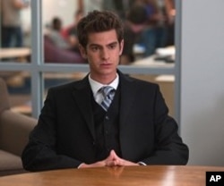 Andrew Garfield in Columbia Pictures' "The Social Network," also starring Jesse Eisenberg and Justin Timberlake.