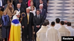 Ceremony to mark Notre-Dame de Paris Cathedral re-opening, in Paris