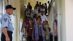 FILE - Members of the public come to the Extraordinary Chambers in the Courts of Cambodia (ECCC) to hear the testimony of Kaing Guek Eav, alias Duch, former chairman of S-21 Security Centre on the trial in Case 002/02 in Phnom Penh on Wednesday, June 07, 2016.