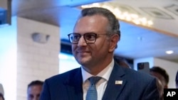 FILE - Massad Boulos visits The Great Commoner, Nov. 1, 2024, in Dearborn, Mich.