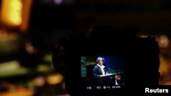 یندا توماس گرینفیلد، سفیر ایالات متحده در سازمان ملل در خلال نشست اضطراری شورای امنیت، ۲ مارس ۲۰۲۲ - آرشیو