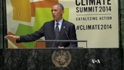 Obama Calls for World Action on Climate Change