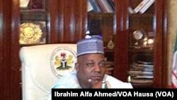 Gwamnan jihar Borno Ibrahim Shettima a Maiduguri, Mayu 22, 2014.