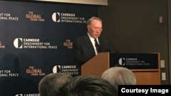 Prezident Nazarboyev Vashingtonda Xalqaro Tinchlik bo'yicha Karnegi Jamg'armasida so'zladi, 31-mart, 2016