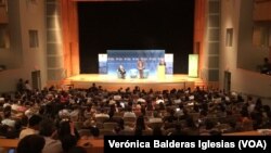 Andrés Manuel López Obarador habló en Washington sobre su proyecto de gobierno si gana la elección presidencial en 2018.