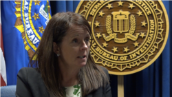 Keri Farley, chef de section à la Division Antiterrorisme, au QG du FBI à Washington, lors d'une interview avec VOA Afrique, le 15 janvier 2020.