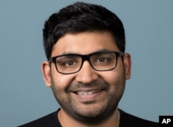 In this image provided by Twitter, Parag Agrawal poses for a picture.