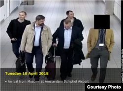 Alleged Russians hackers arrive in Amsterdam. (Netherlands Defense Ministry via U.S. Department of Justice.)
