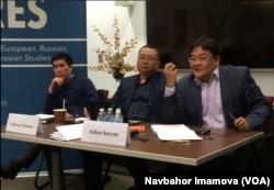 Serik Beissembayev, Valixon Tuleshov va Aydos Sarim, Jorj Vashington Universiteti, 14-yanvar, 2016