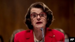 The Senate Judiciary Committee's ranking member Sen. Dianne Feinstein.