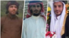 Undated images of three Iranian Arab dissidents who were executed at a prison in Ahvaz, southwestern Iran, on Feb. 28, 2021. From left: Naser Khafajian, Jasem Heidary and Ali Khasraji. (VOA Persian)