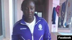 Jeanine Christelle Djomang était la gardienne de but des Femina Stars d'Ebolowa.(DR)