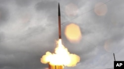 A THAAD missile test launch (file photo)