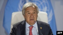 Генсек ООН Антоніу Гутерріш знову закликав Росію повернутися до Чорноморської зернової угоди з Україною (Фото: Michele Spatari / AFP)