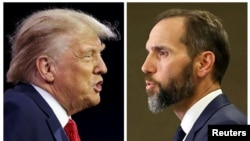 ফাইল ছবি - প্রেসিডেন্ট ইলেক্ট ডনাল্ড ট্রাম্প ও বিশেষ কাউন্সেল জ্যাক স্মিথ (২০২৩) 