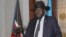 FILE - President of South Sudan Salva Kiir speaks at the presidential palace in Juba, July 9, 2017.