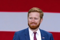 FILE - Peter Meijer, R-Mich., speaks in Grand Rapids, Mich., Oct. 14, 2020.