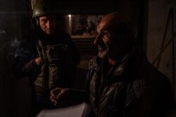 Hmayak Vanyan, 60, is a former soldier who fought in the '90s, and his sons are now fighting in an extension of that conflict. Oct. 9, 2020, in Nagorno-Karabakh. (Yan Boechat/VOA)