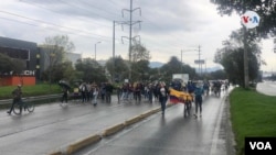 Los colombianos salieron a las calles a protestar en contra de las políticas del gobierno de Iván Duque, el domingo 2 de mayo de 2021.