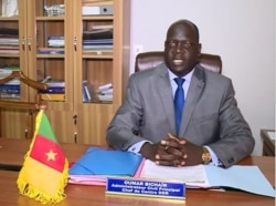 Oumar Bichair, head of the Cameroon Center for Disarmament, Demobilization and Reintegration, is seen in Mora, Cameroon, Aug. 7, 2020. (Moki Edwin Kindzeka/VOA)